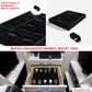 Watch Organizer Jewelry Drawer Insert, Wood and Velvet Tray Black 15"x12"x2", made in USA.